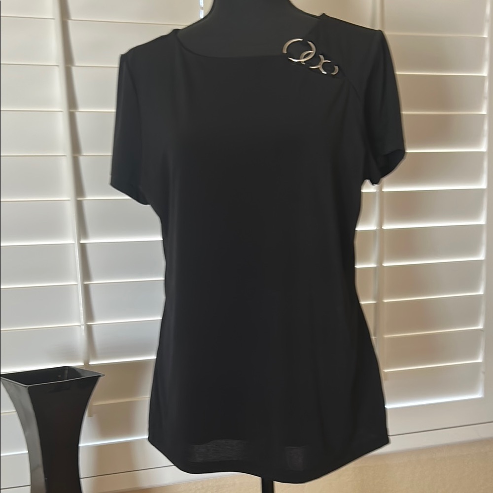 Elegant Black Women's Top